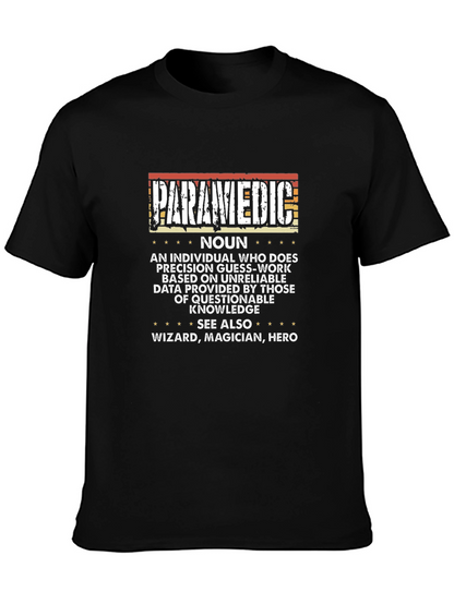 Paramedic Definition T-Shirt - Hero Wizard Magician