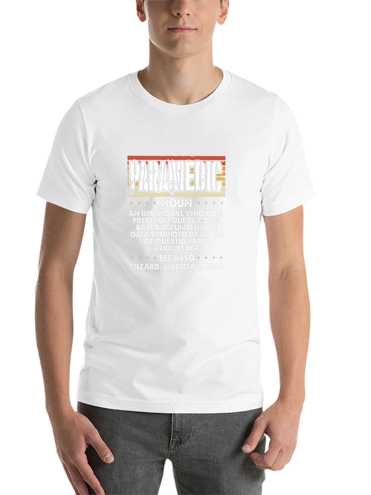 Paramedic Definition T-Shirt - Hero Wizard Magician