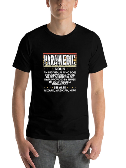 Paramedic Definition T-Shirt - Hero Wizard Magician