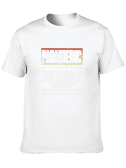 Paramedic Definition T-Shirt - Hero Wizard Magician