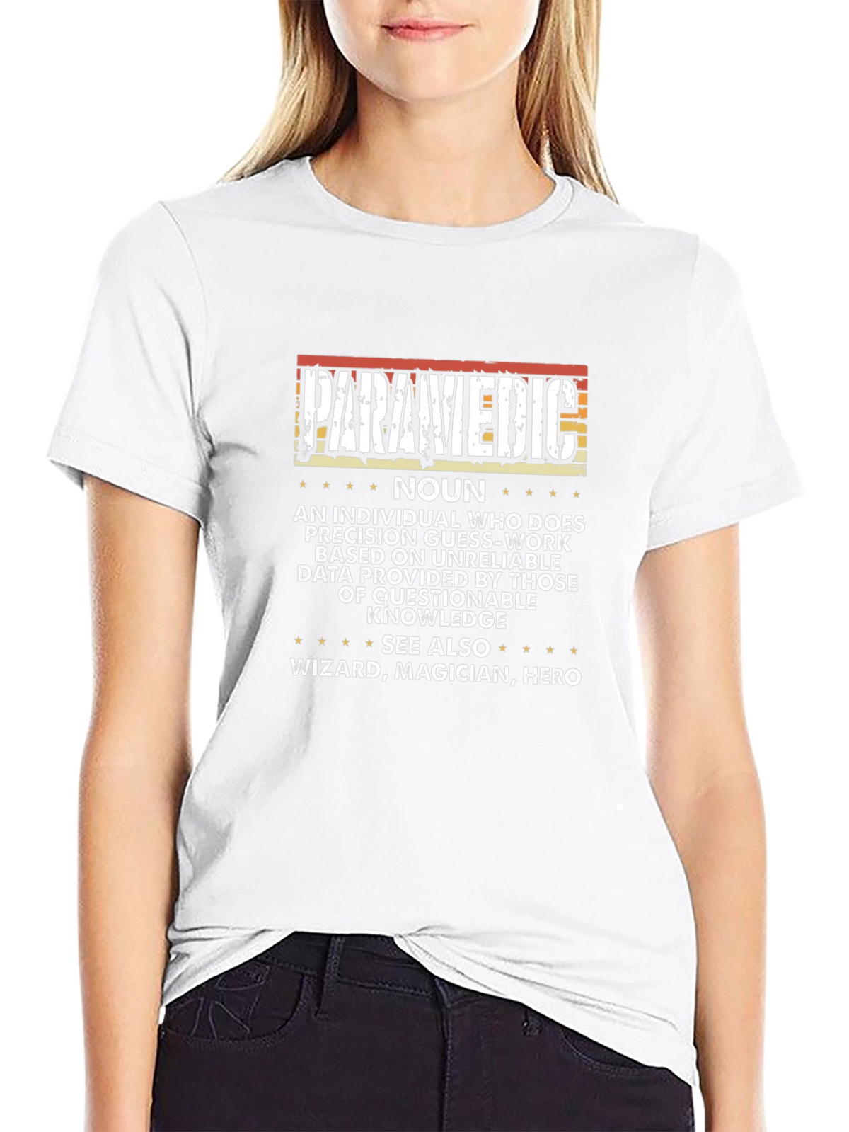 Paramedic Definition T-Shirt - Hero Wizard Magician