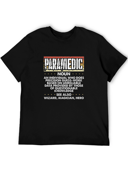 Paramedic Definition T-Shirt - Hero Wizard Magician