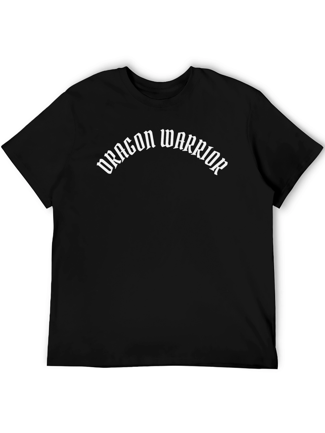 Dragon Warrior Black Graphic Tee