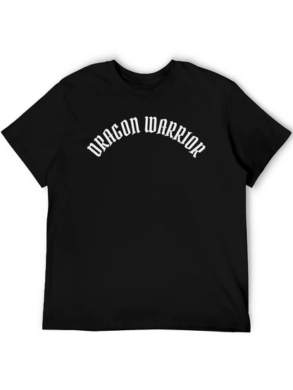 Dragon Warrior Black Graphic Tee