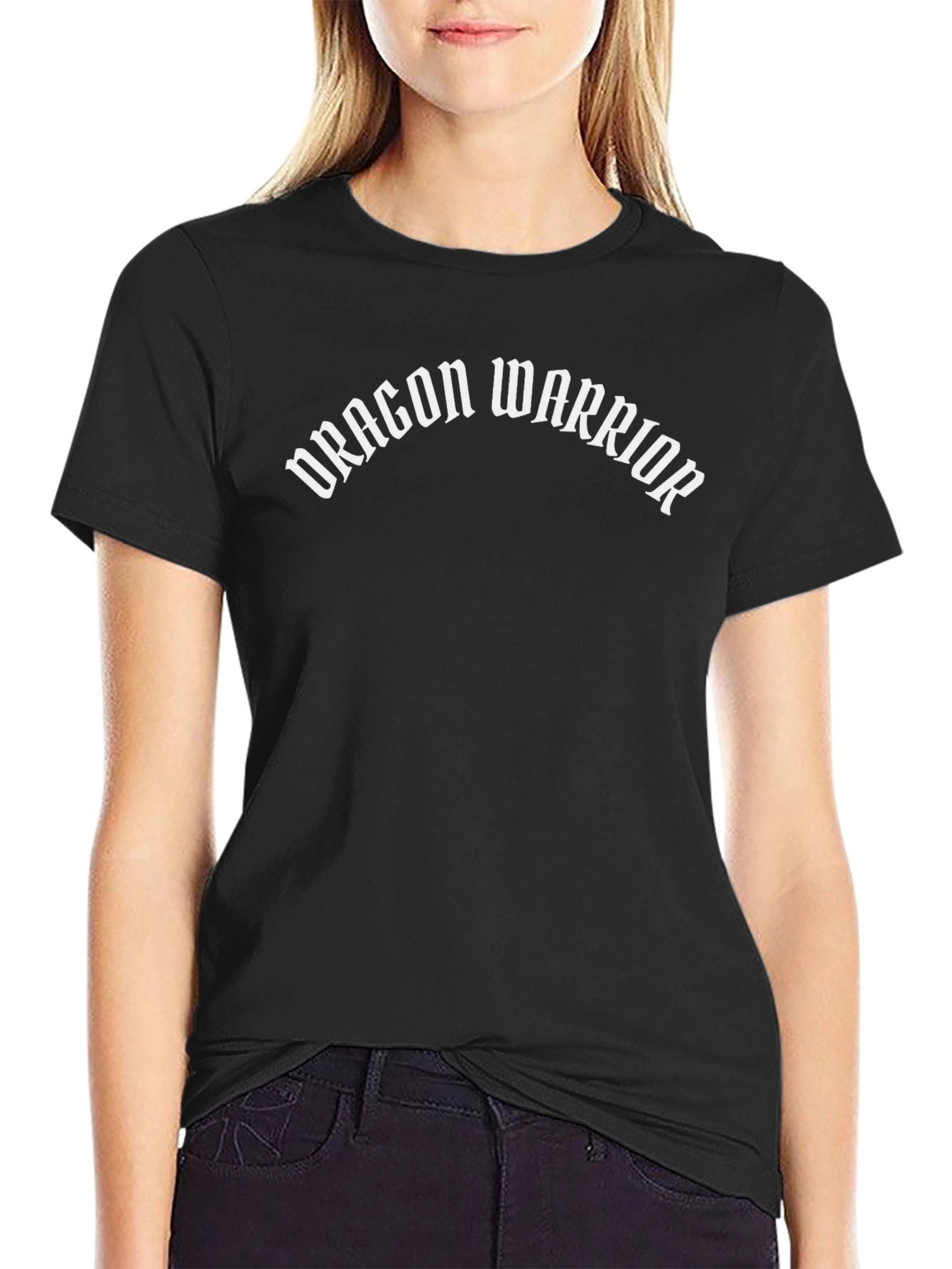 Dragon Warrior Black Graphic Tee