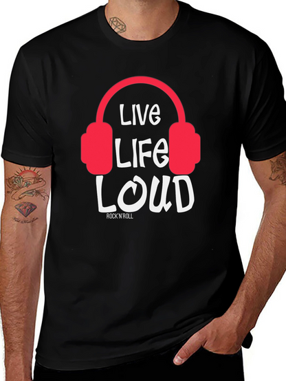 Live Life Loud Graphic Tee