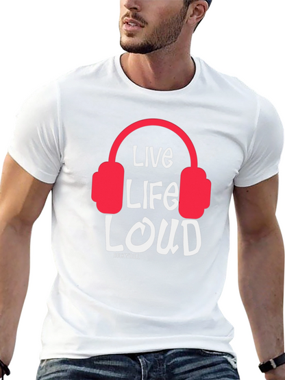 Live Life Loud Graphic Tee