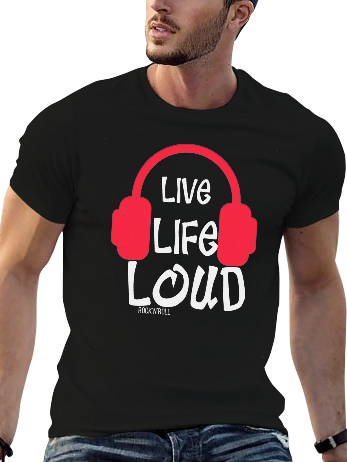 Live Life Loud Graphic Tee