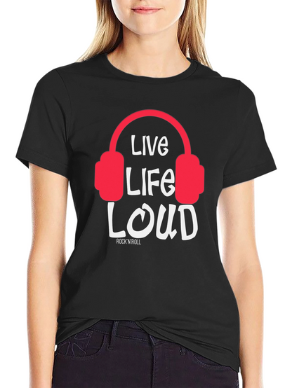 Live Life Loud Graphic Tee