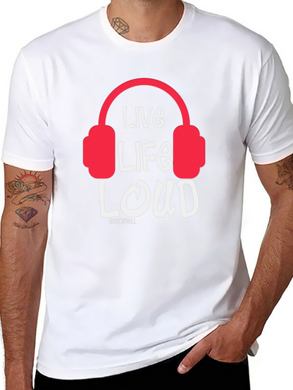 Live Life Loud Graphic Tee