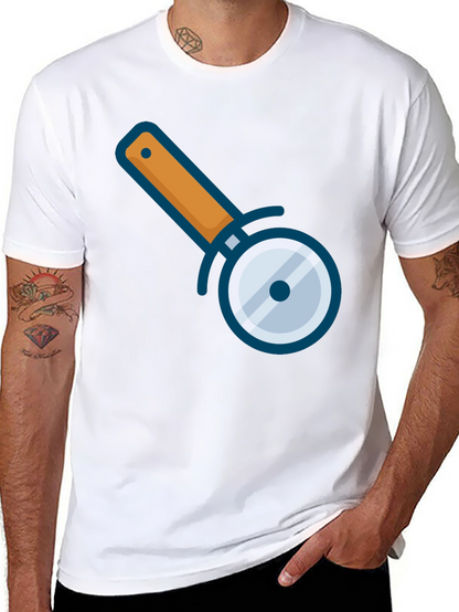 Pizza Cutter Graphic T-Shirt