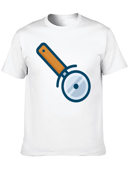 Pizza Cutter Graphic T-Shirt