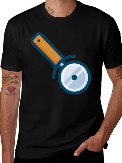 Pizza Cutter Graphic T-Shirt