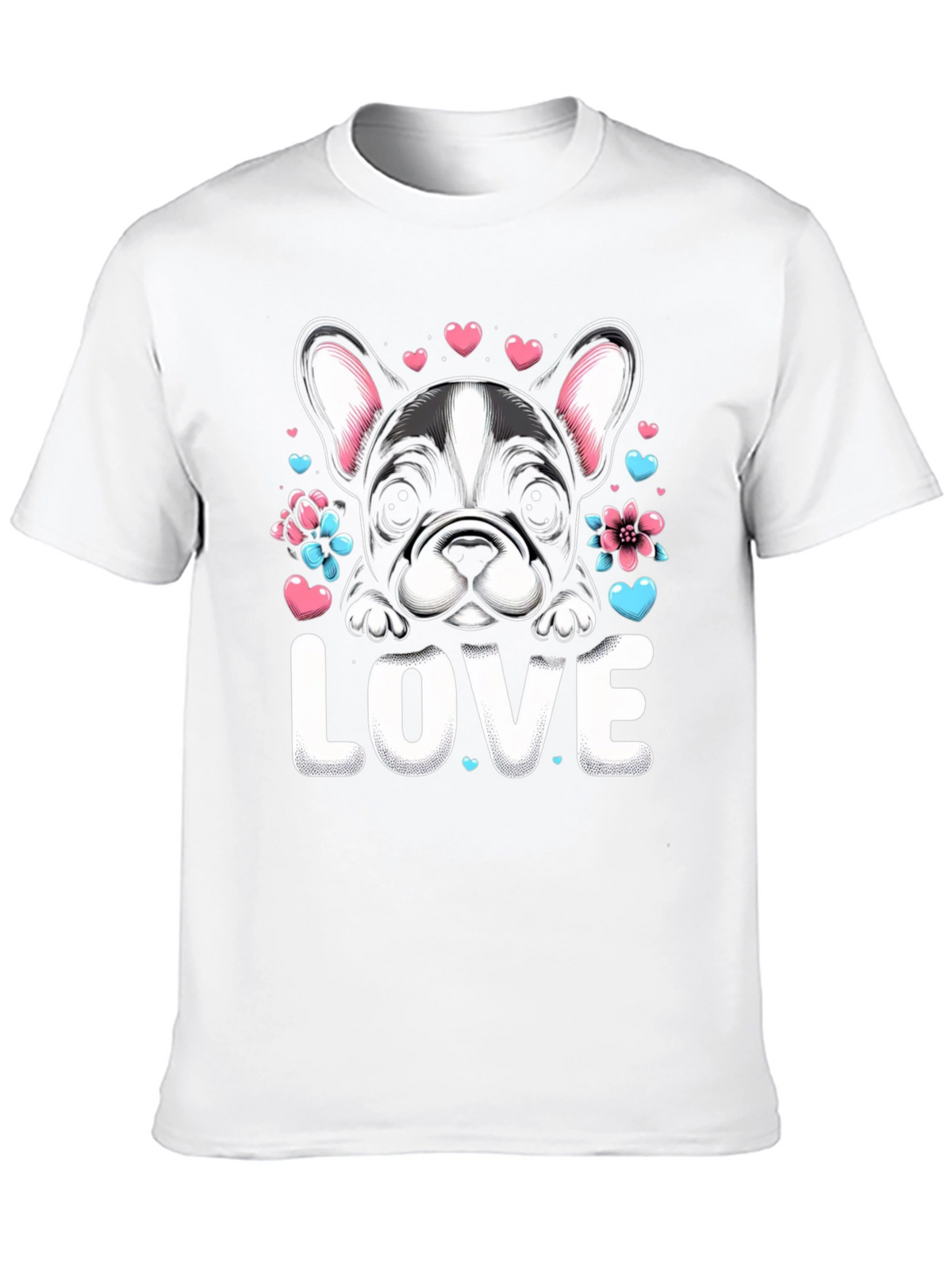 Love Bulldog Graphic T-Shirt