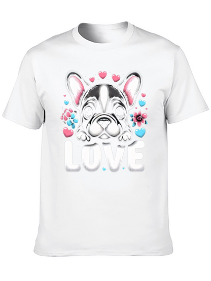 Love Bulldog Graphic T-Shirt