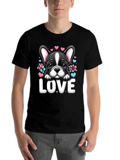 Love Bulldog Graphic T-Shirt