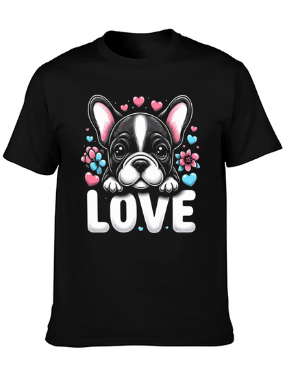 Love Bulldog Graphic T-Shirt