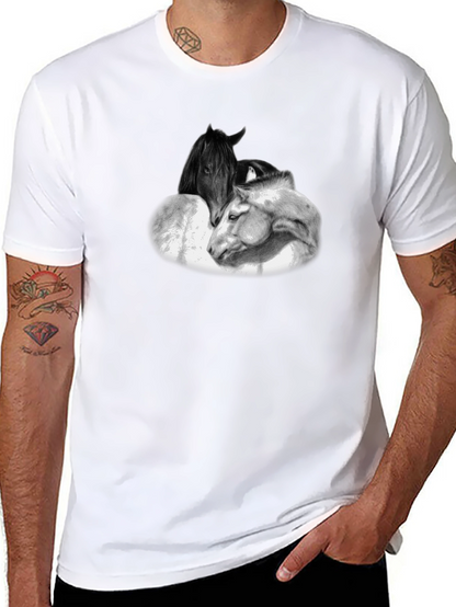 Horse Graphic Black T-Shirt