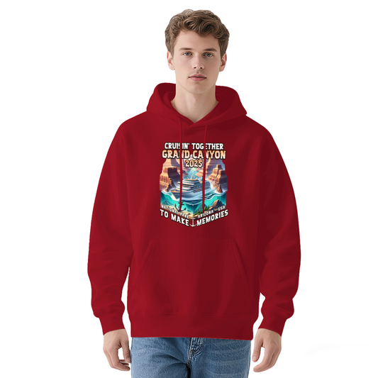 Grand Canyon Cruise Trip Red Hoodie, Travel Memory Soft Comfort Pullover