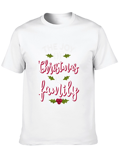 Joy of Christmas Family Holiday T-Shirt