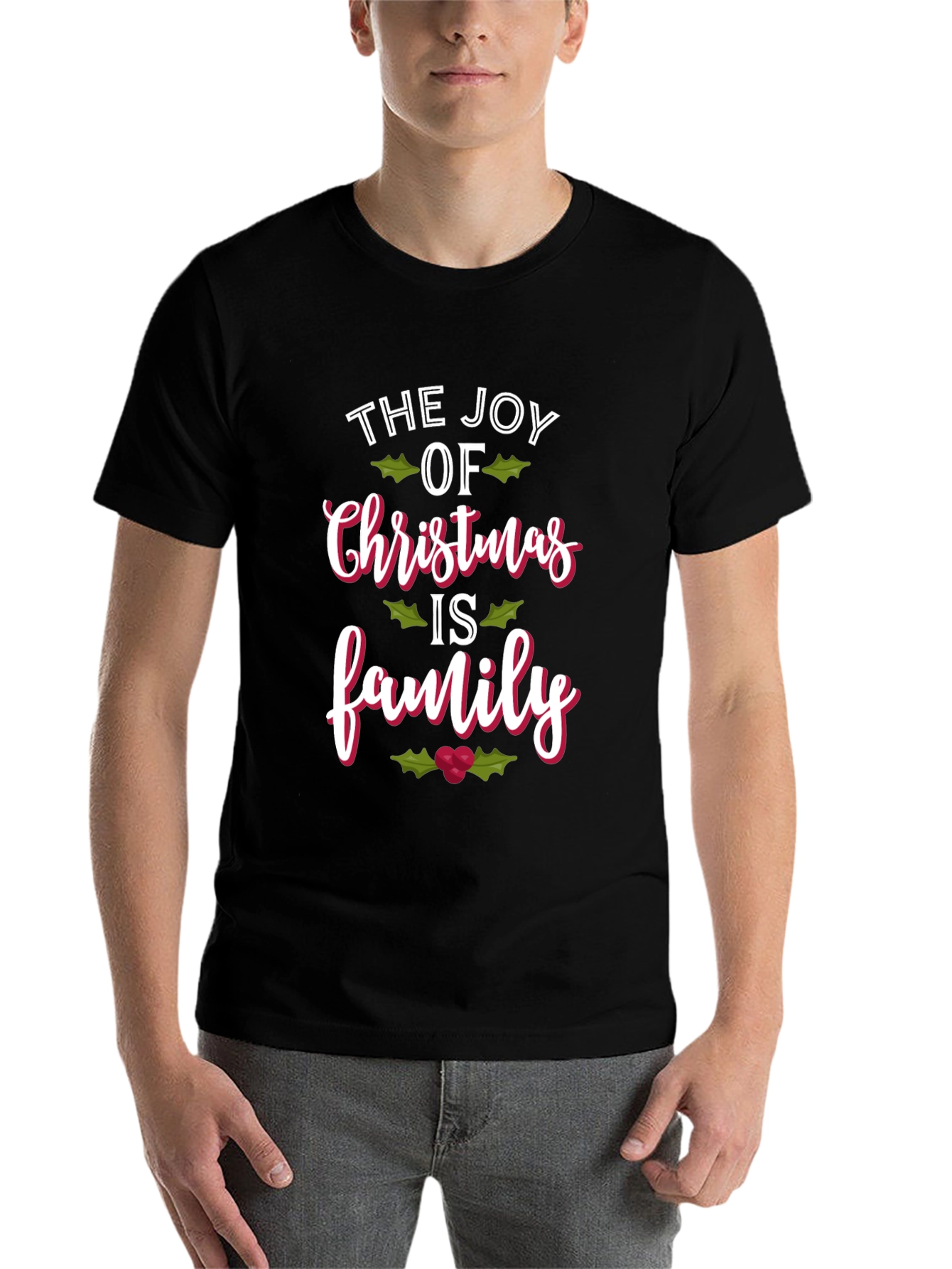Joy of Christmas Family Holiday T-Shirt