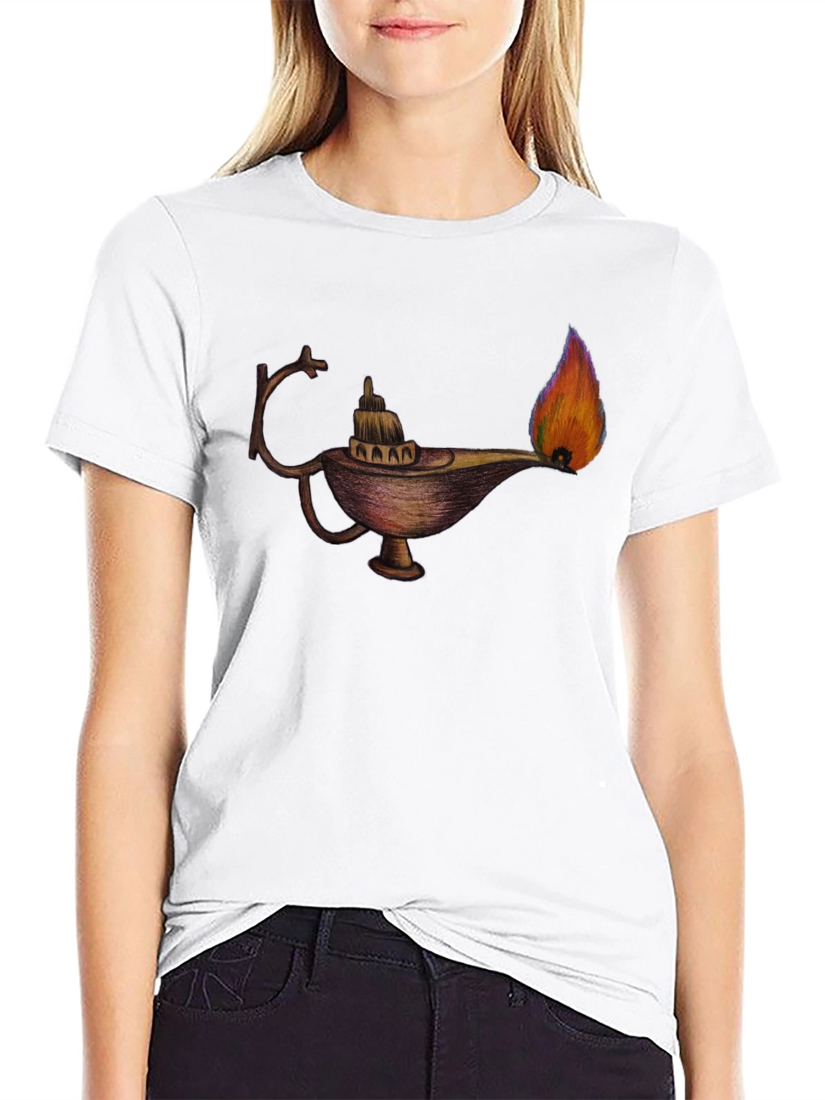 Magic Lamp Graphic T-Shirt - Wish Come True!
