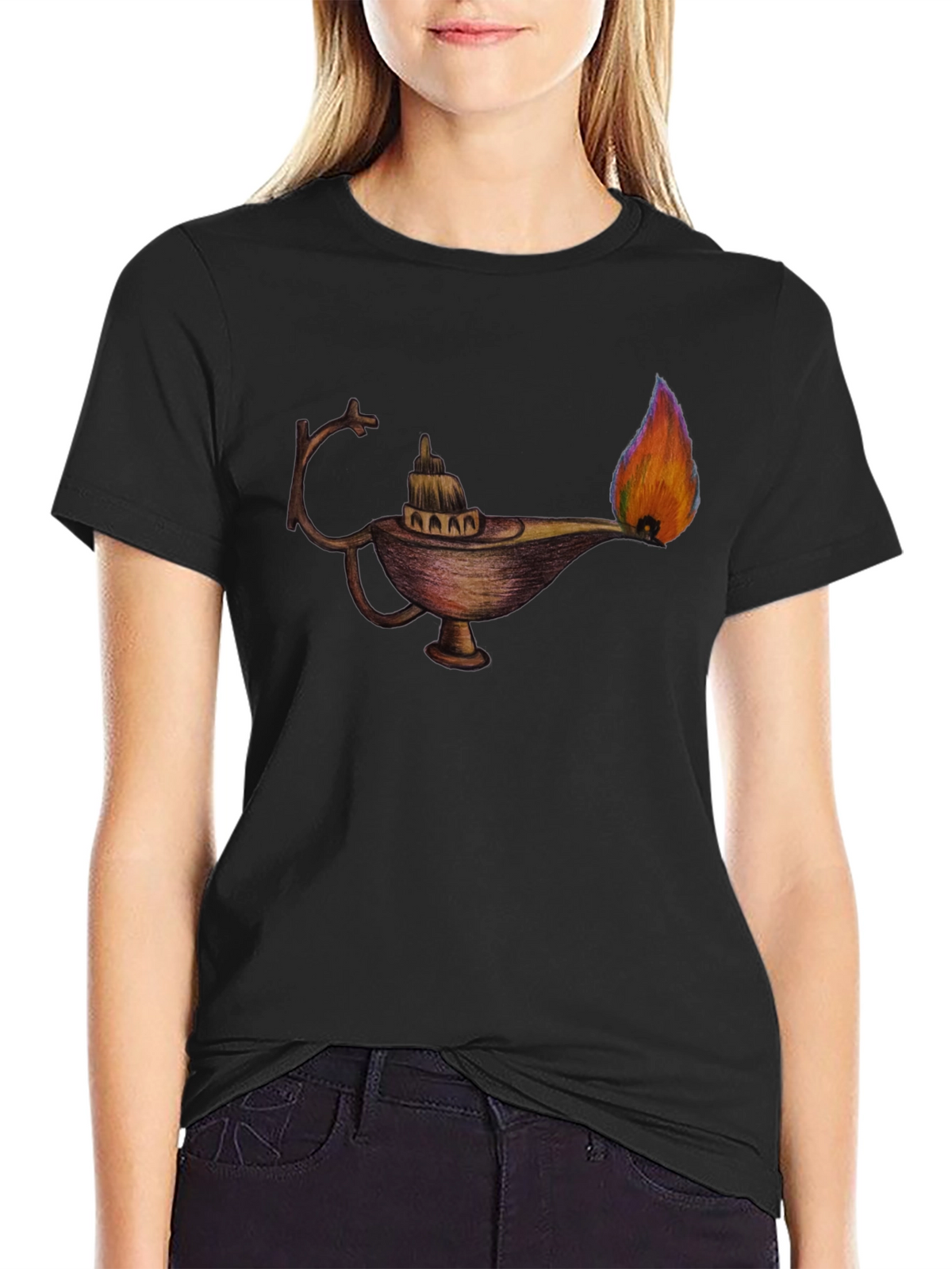 Magic Lamp Graphic T-Shirt - Wish Come True!