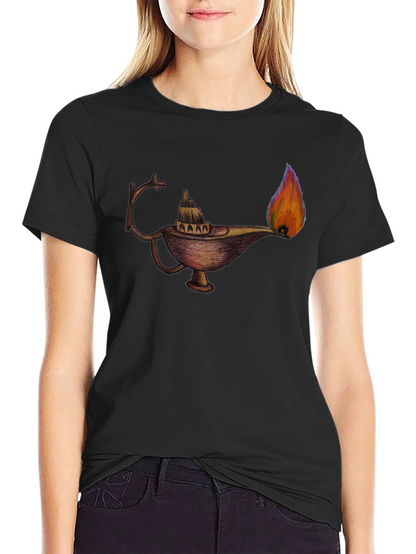 Magic Lamp Graphic T-Shirt - Wish Come True!