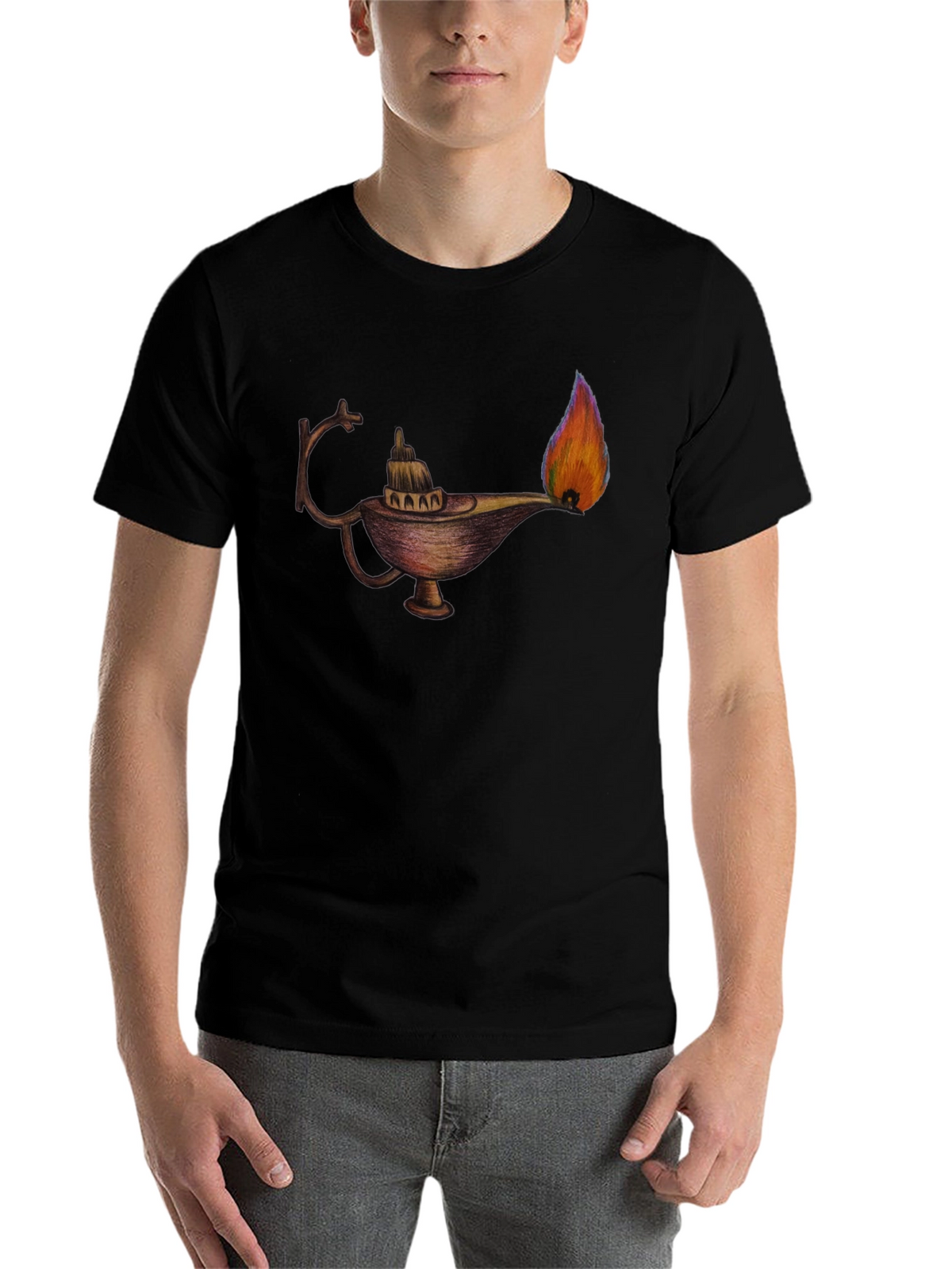 Magic Lamp Graphic T-Shirt - Wish Come True!