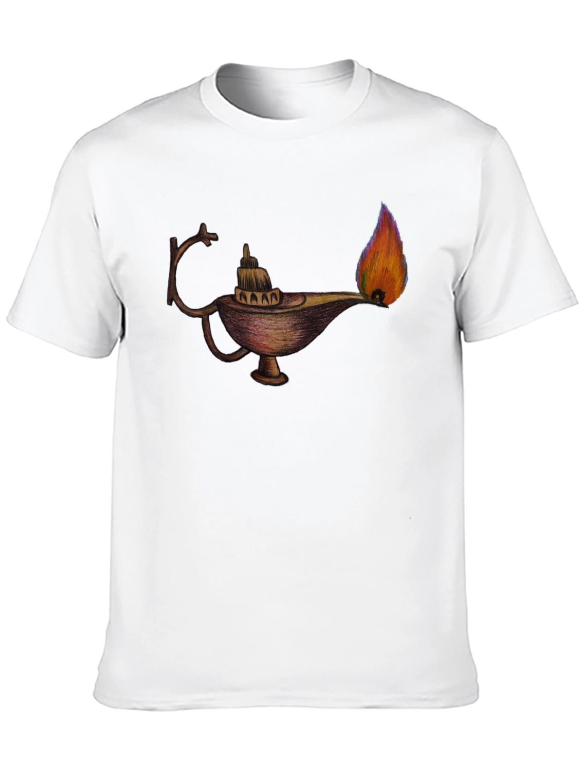 Magic Lamp Graphic T-Shirt - Wish Come True!