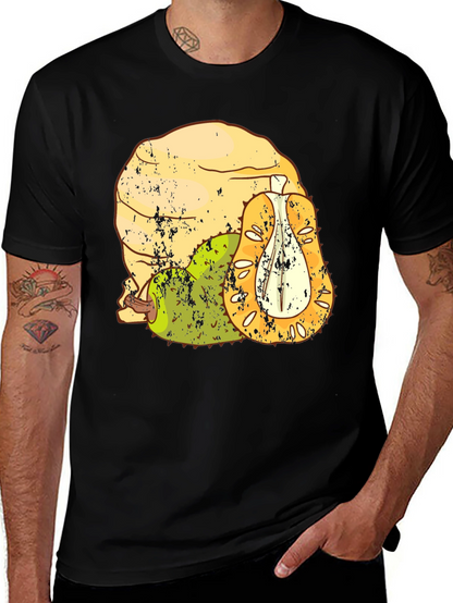 Jackfruit Graphic Tee - Unisex Black T-Shirt