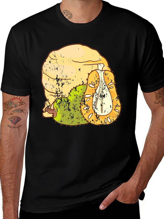 Jackfruit Graphic Tee - Unisex Black T-Shirt