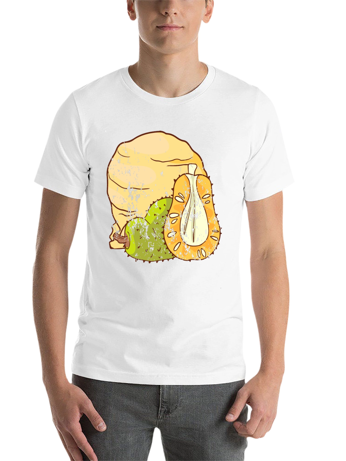 Jackfruit Graphic Tee - Unisex Black T-Shirt