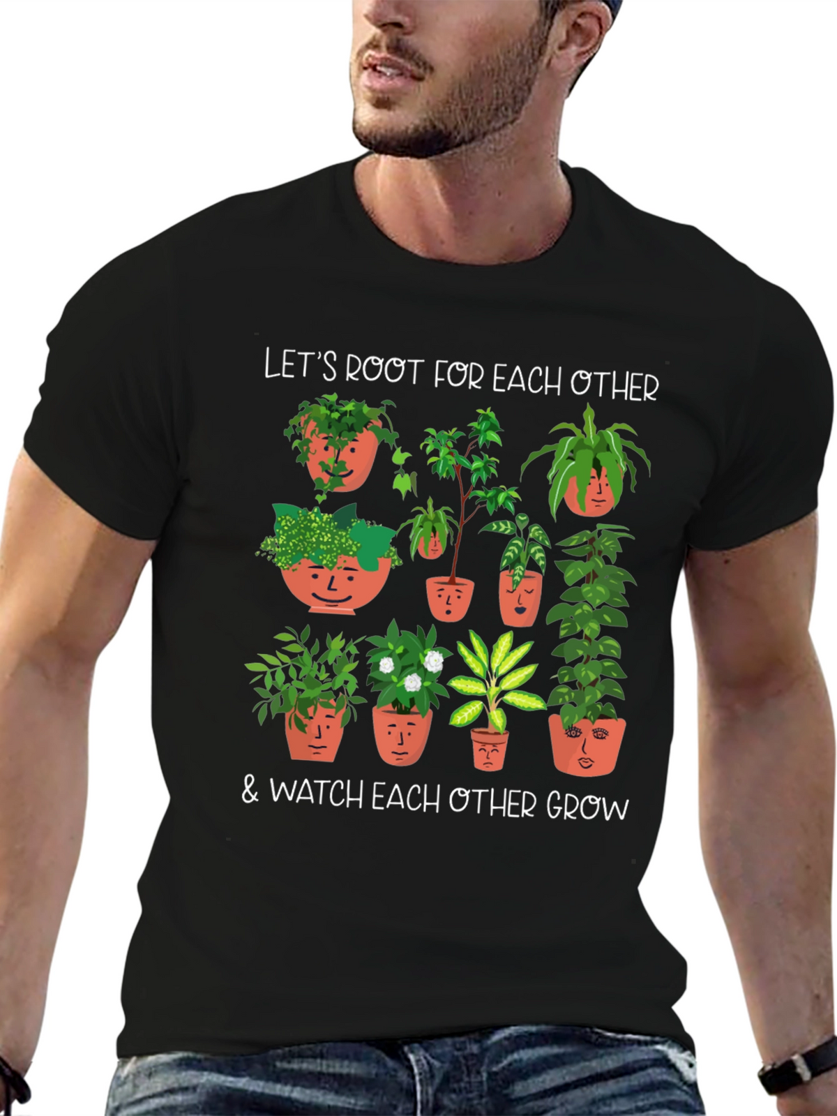 Plant Lover T-Shirt: Root for Each Other Tee