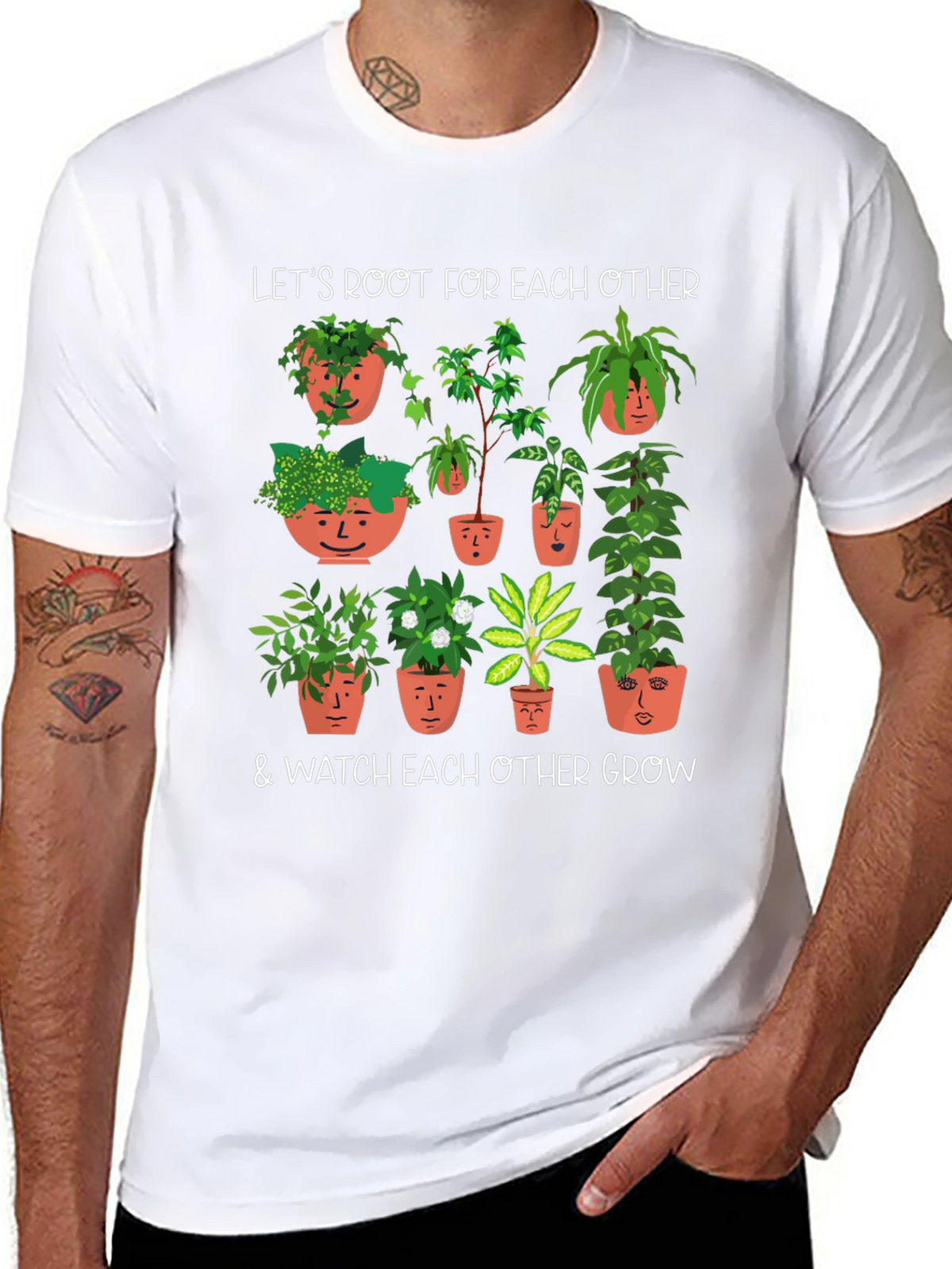 Plant Lover T-Shirt: Root for Each Other Tee