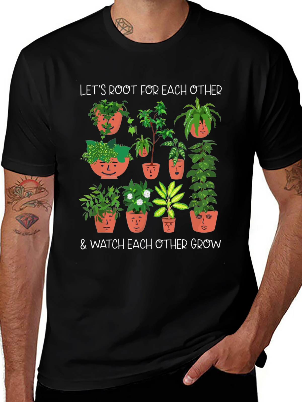 Plant Lover T-Shirt: Root for Each Other Tee