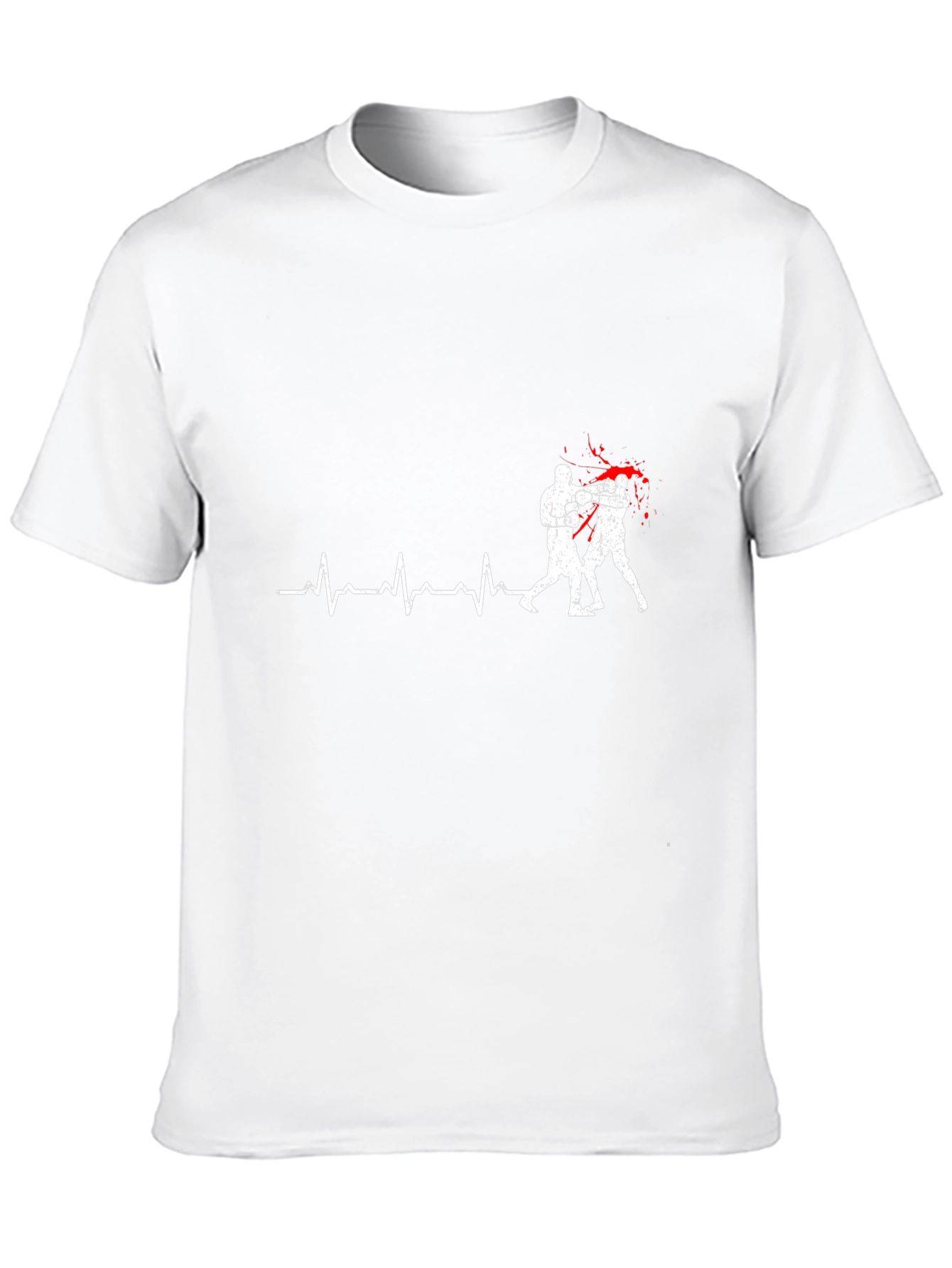 Boxing Heartbeat T-Shirt - Fight Life Tee