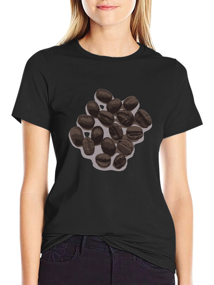 Coffee Bean T-Shirt - Black Graphic Tee