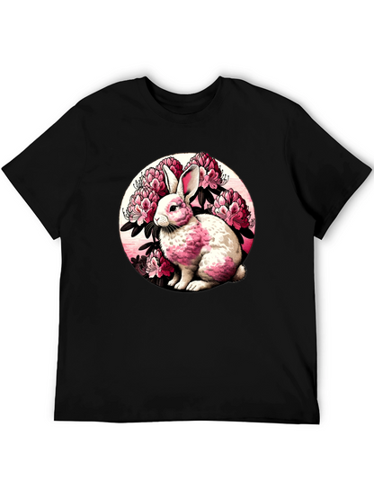 Rabbit Floral Graphic Tee