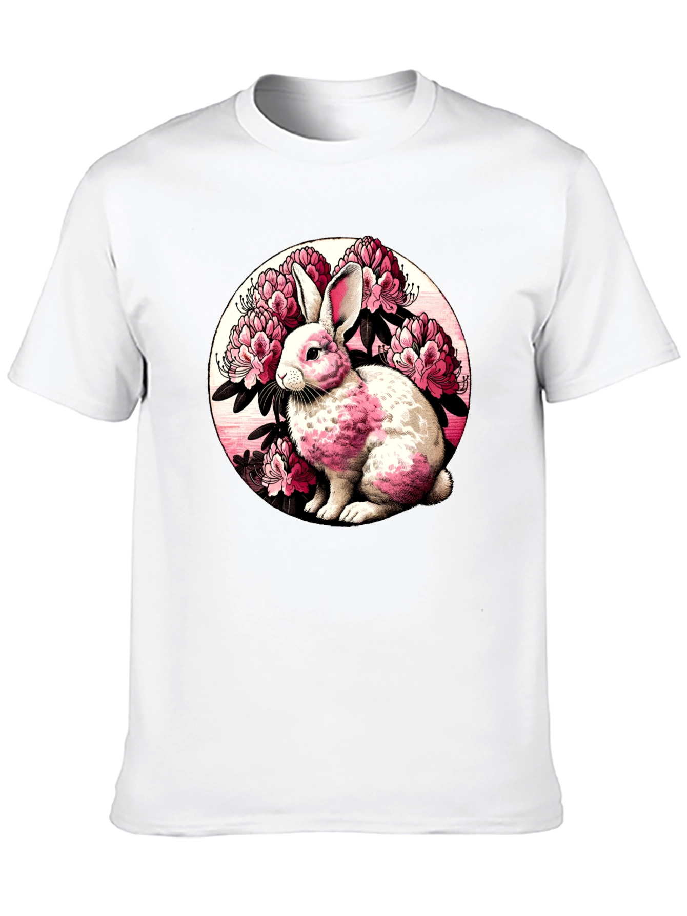 Rabbit Floral Graphic Tee
