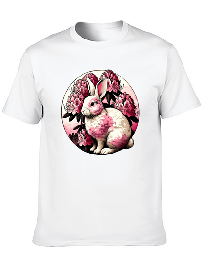Rabbit Floral Graphic Tee