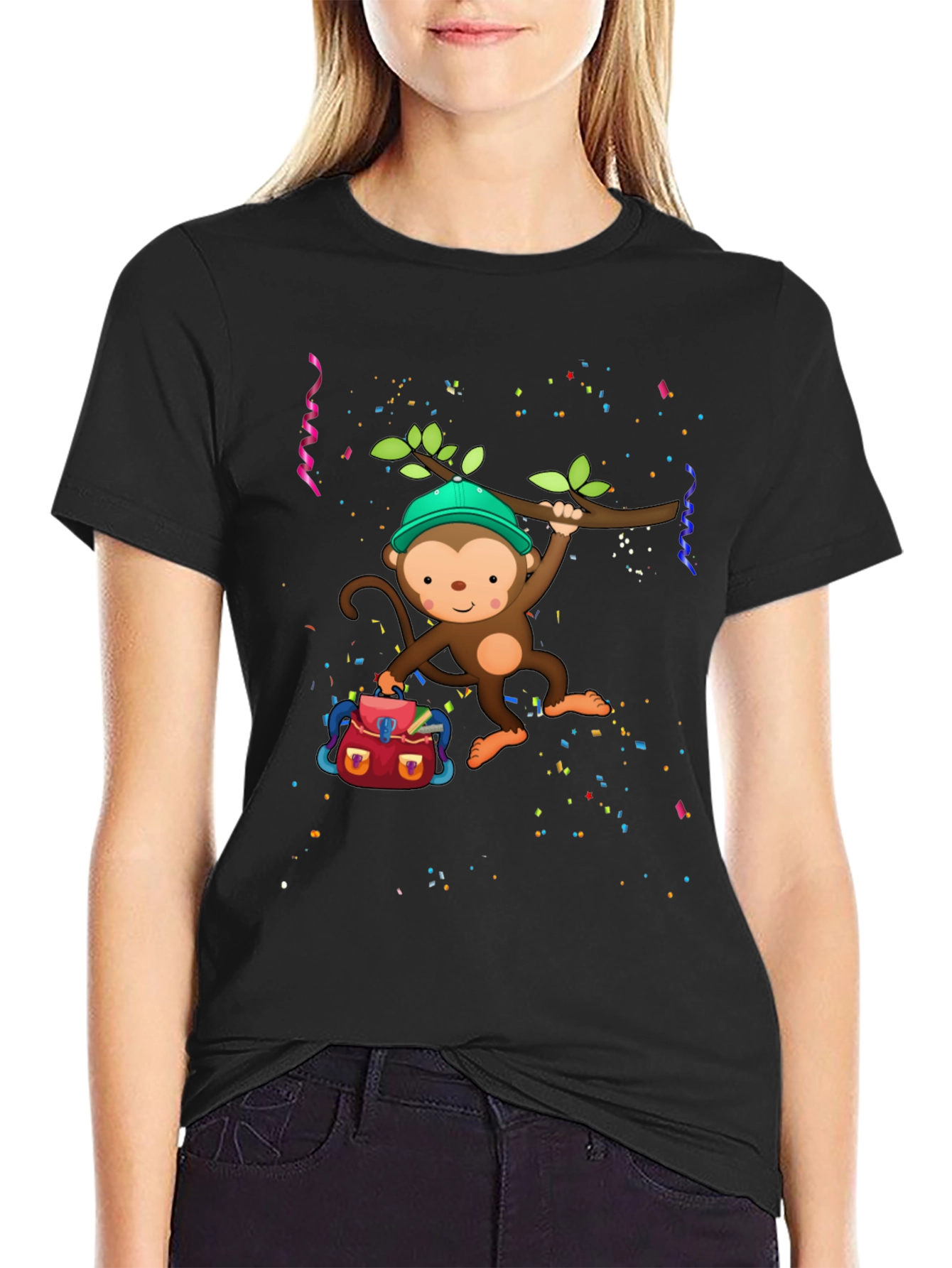 Monkey Graphic T-Shirt