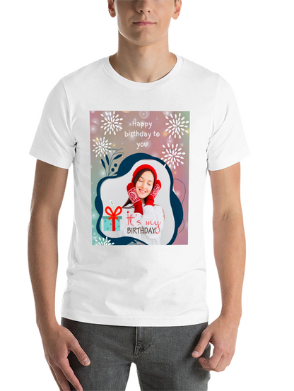 Birthday Theme Graphic T-Shirt - Soft Cotton Tee