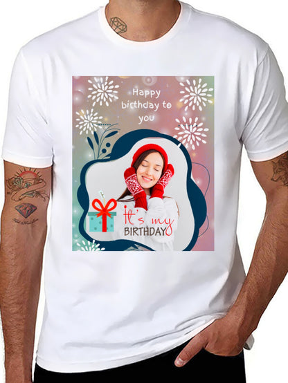 Birthday Theme Graphic T-Shirt - Soft Cotton Tee