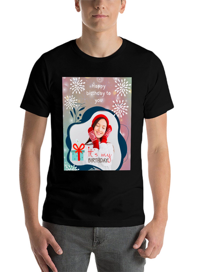 Birthday Theme Graphic T-Shirt - Soft Cotton Tee