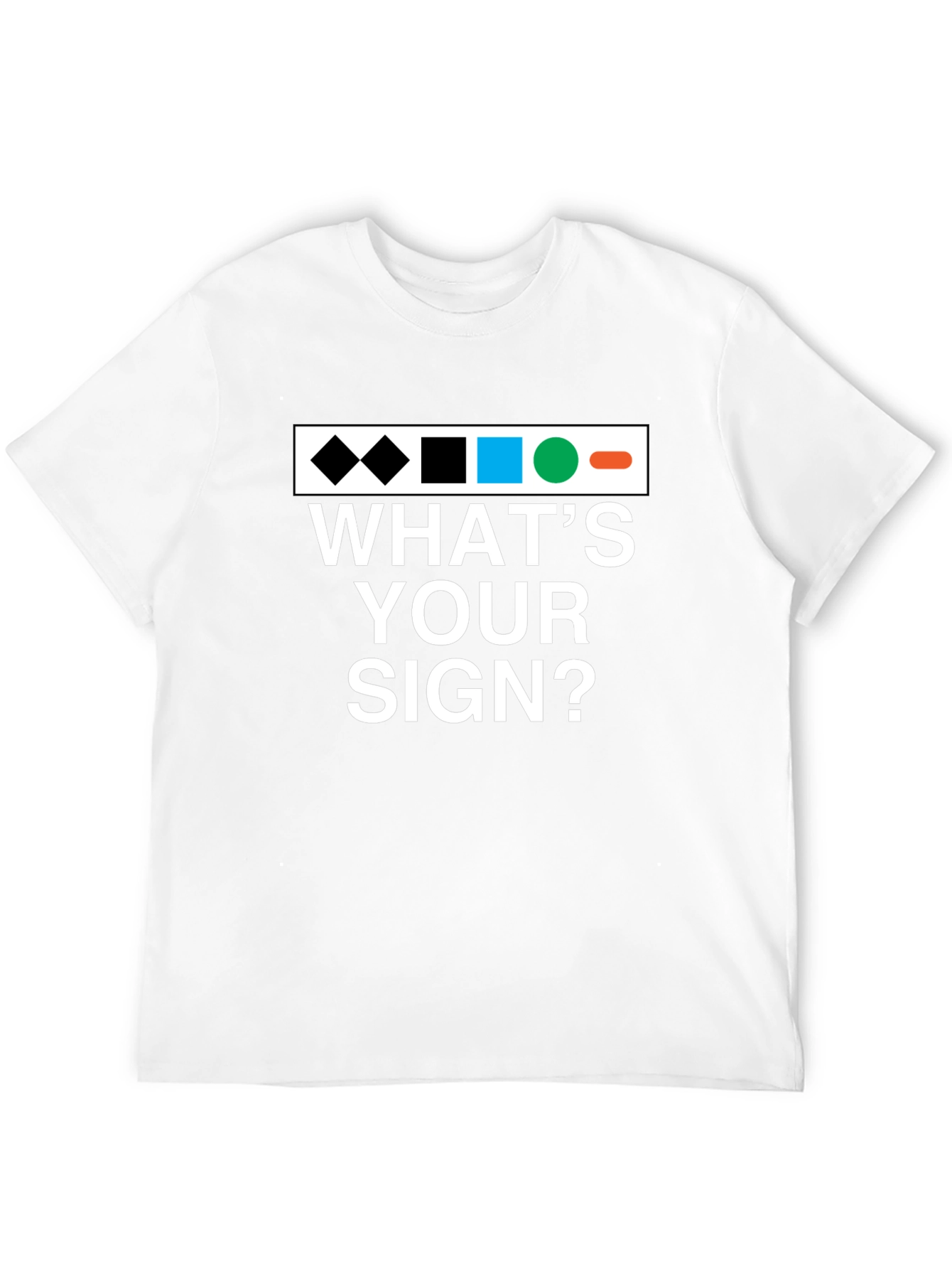 Whats Your Sign T-Shirt - Ski Trail Difficulty
