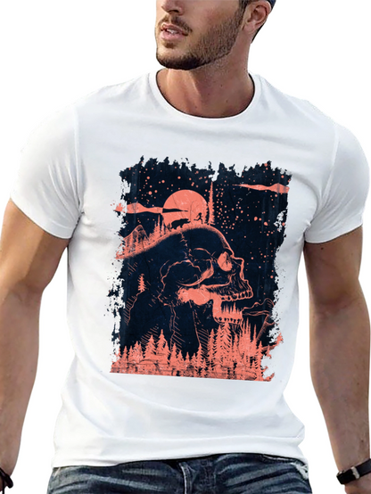 Skull & Forest Graphic T-Shirt