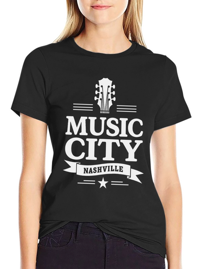 Music City Nashville T-Shirt - Graphic Tee