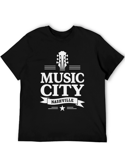 Music City Nashville T-Shirt - Graphic Tee
