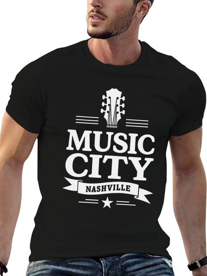 Music City Nashville T-Shirt - Graphic Tee